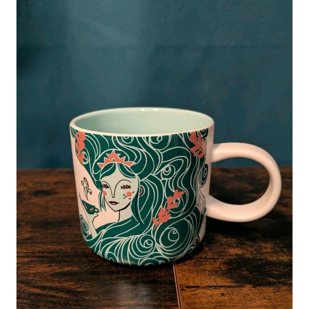 Starbucks Mermaid 2018 Holiday Siren Mug Cup 12 oz
